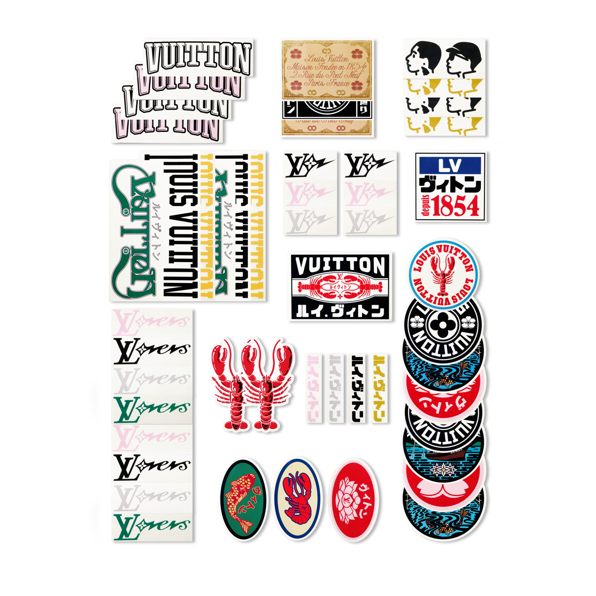 LOUIS VUITTON GUCCI ステッカー　正規品 Box of Stickers S00 - Sport and Games GI1427 | LOUIS VUITTON